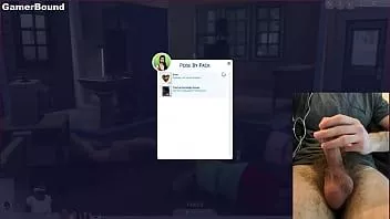 تشغيل لعبة sims 4 wankplay مع sims مقيد ومكمم