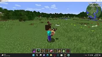 play Breeding with the minecraft bee girl (minecraft)